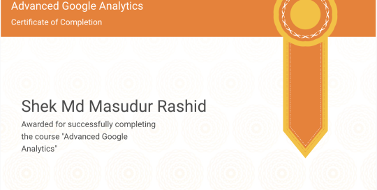 Google Analytics Certificate